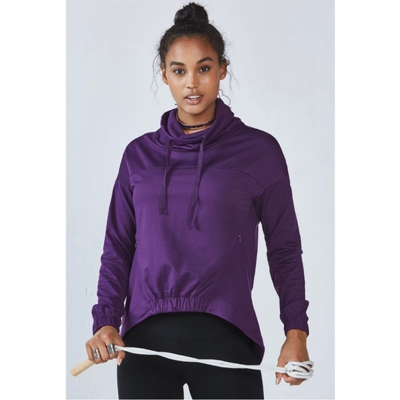 Fabletics Tops - Fabletics Europa Pullover in Purple Size XXS